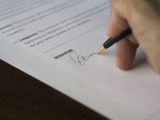 Legal Compliance Signing
